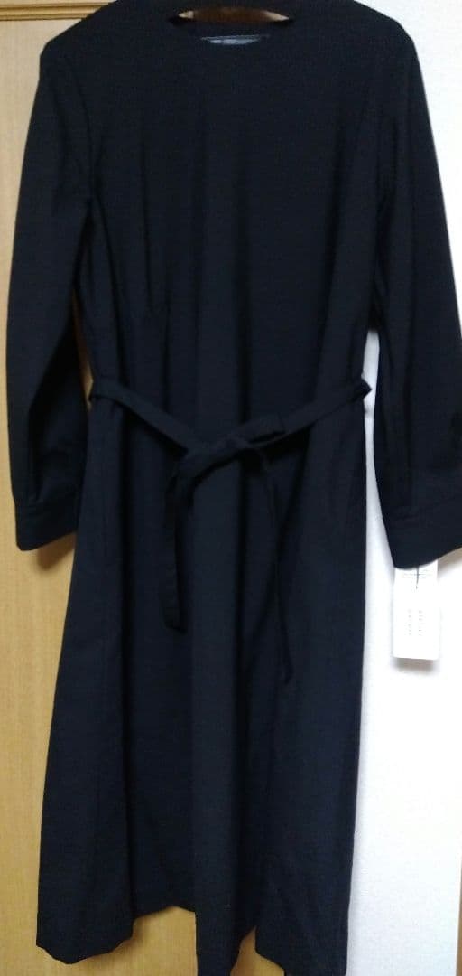 アトリエナルセ　ブラックフォーマルAラインワンピースドレス