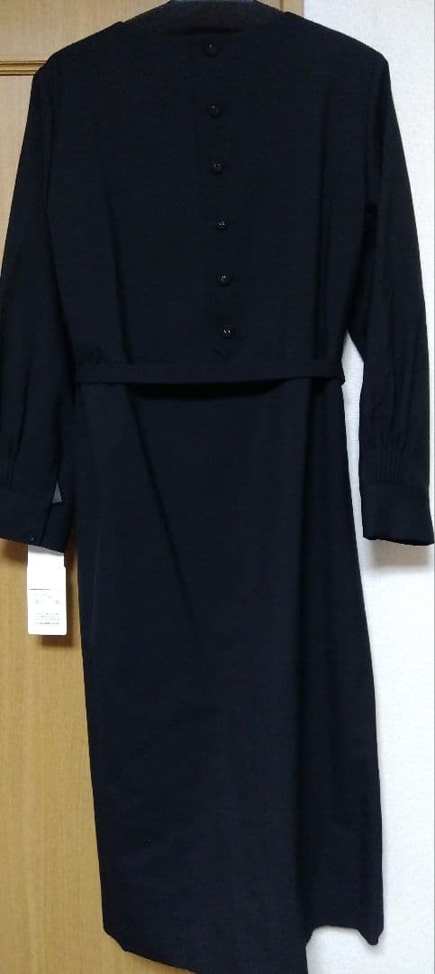 アトリエナルセ　ブラックフォーマルAラインワンピースドレス