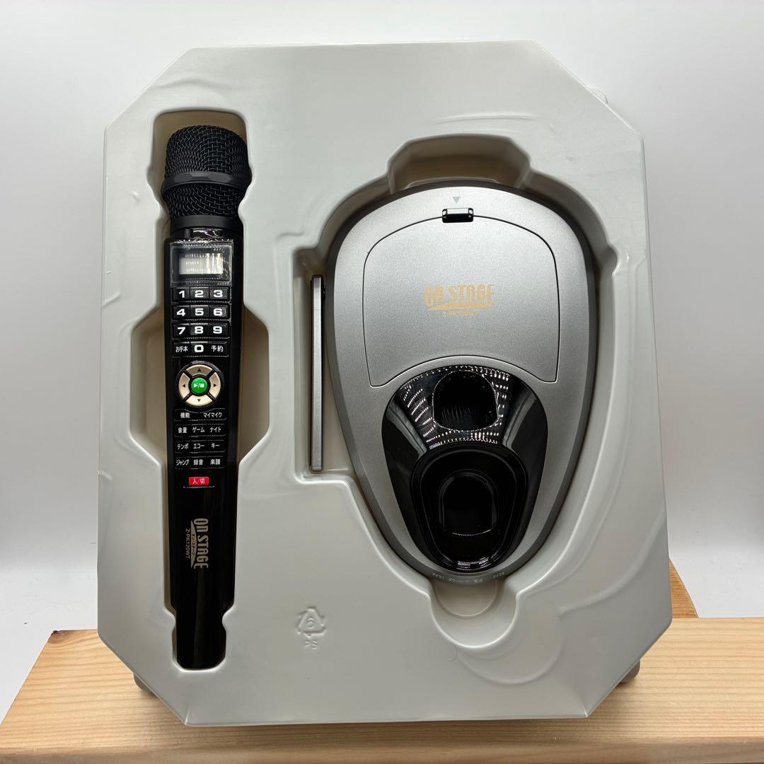 【極美品】即日発送 お家カラオケ オンステージ PK120WT （N）ゴールド