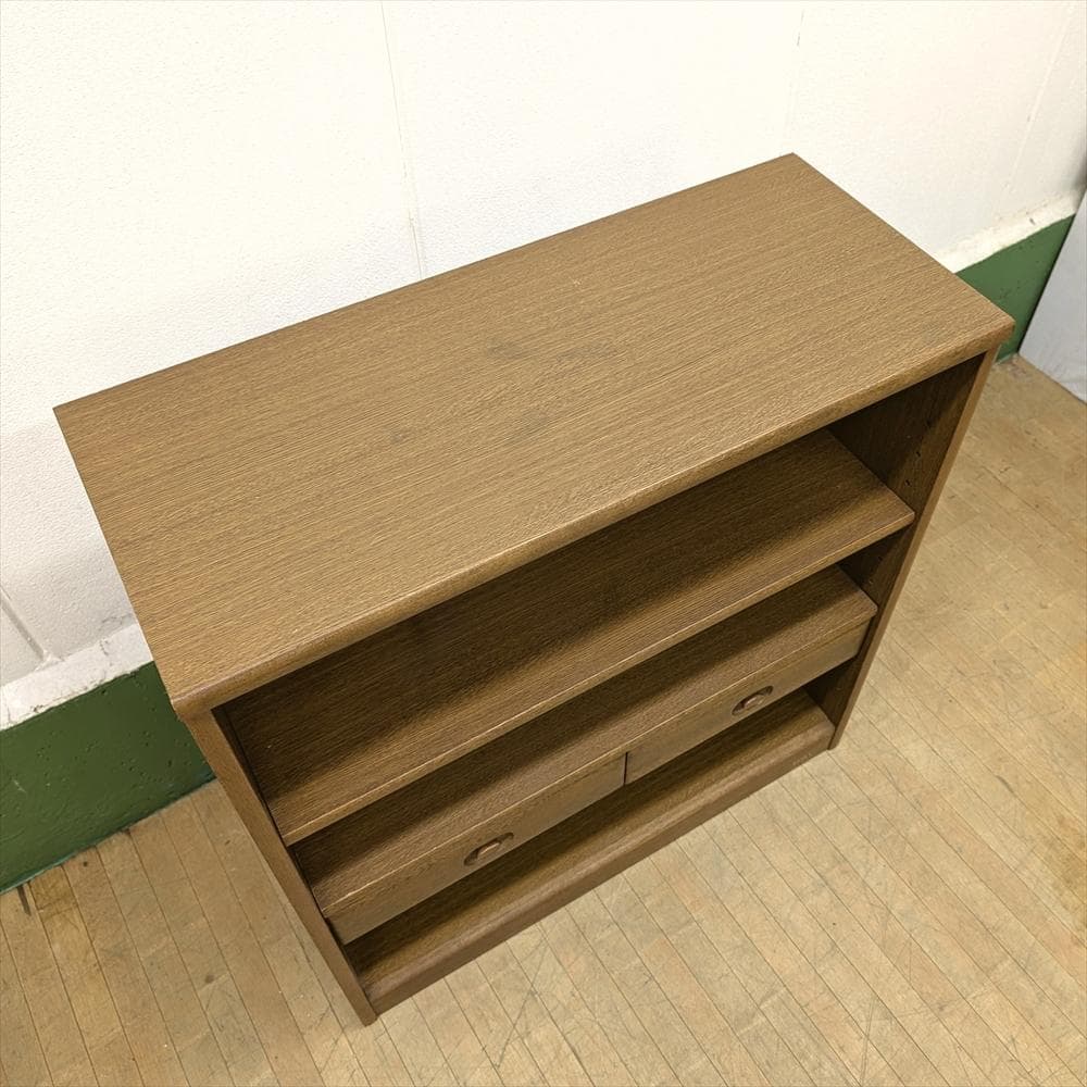 浜本工芸　ナラ材　オープンラック　本棚　本箱　書棚　ブックシェルフ　キャビネット