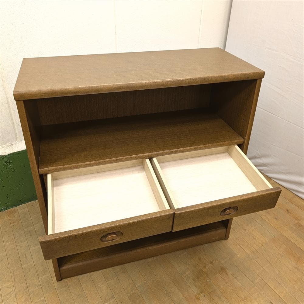 浜本工芸　ナラ材　オープンラック　本棚　本箱　書棚　ブックシェルフ　キャビネット