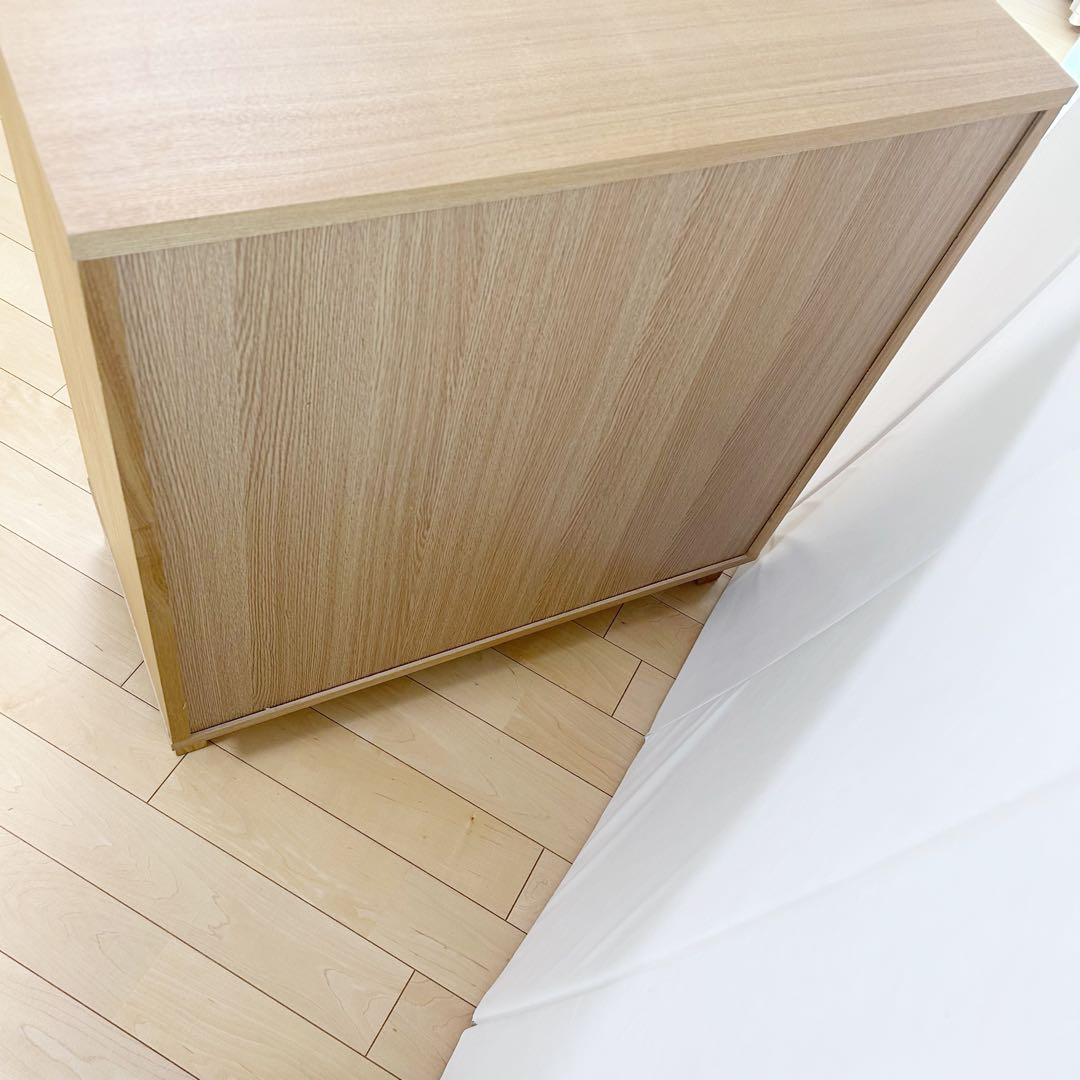 【ヤコ様】無印 MUJI チェスト４段 オーク材 極美品　良品計画　脚付き　突板