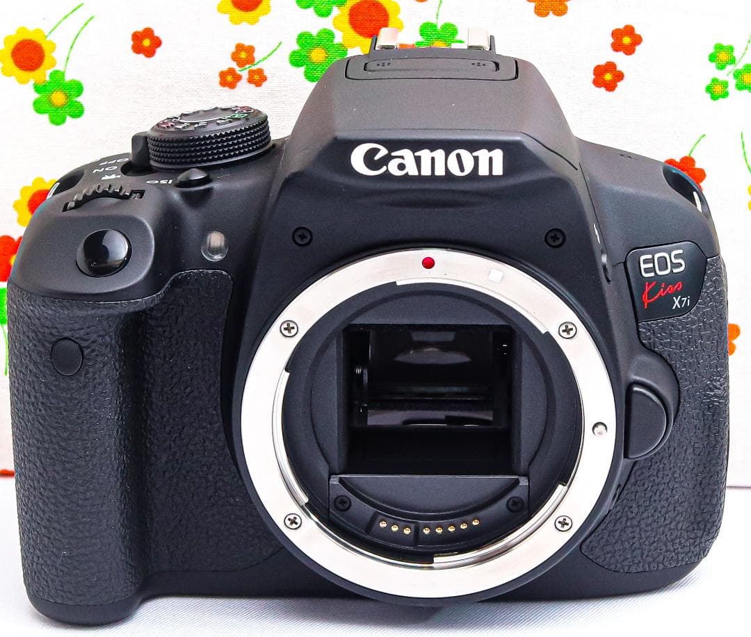 キャノン Canon Kiss X7i ☆スマホに転送☆初心者一眼レフ☆自撮りも
