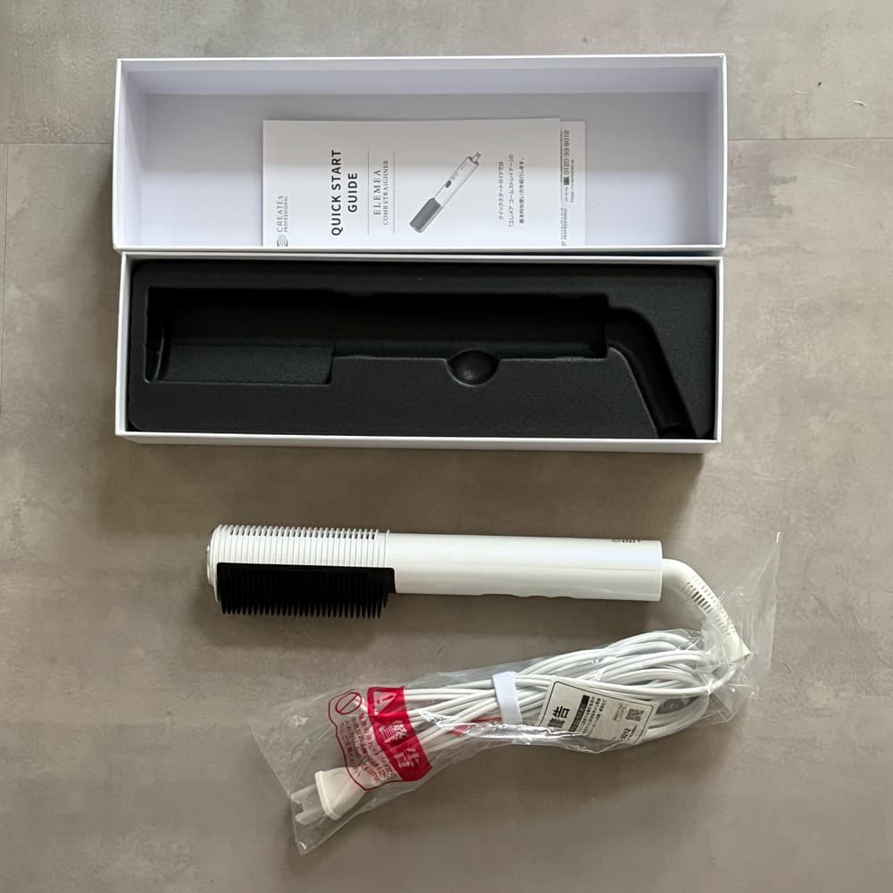 クレイツ エレメア　コームストレイナー ストレートアイロンブラシ