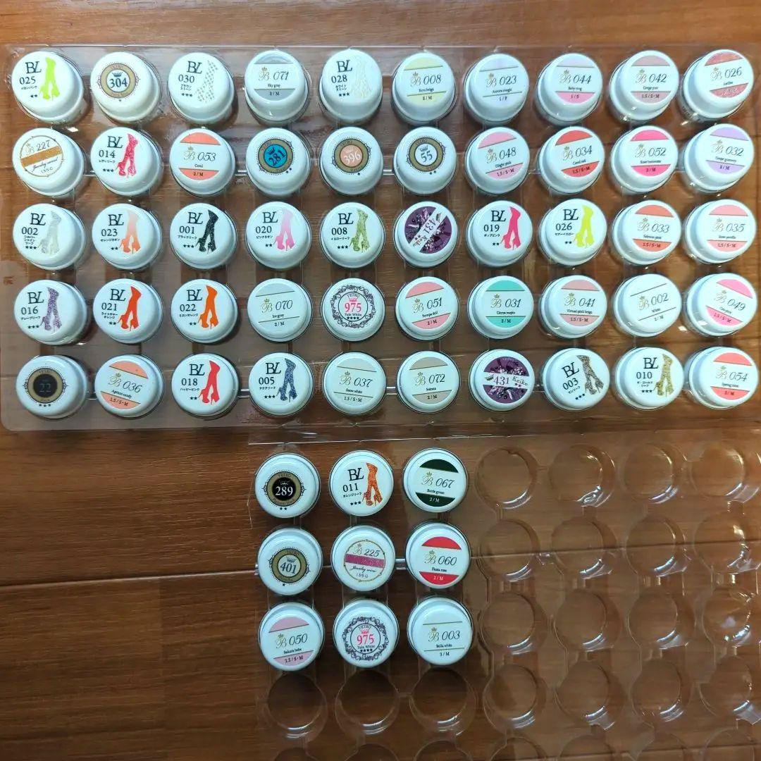 未開封カラージェル 59個+中古カラージェル107個 合計166個セット