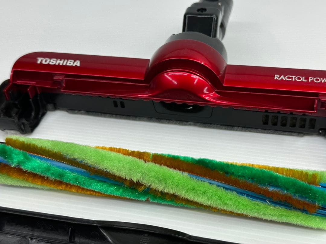 東芝　VC-SG910X MG トルネオ　ヘッド　回転ブラシ　部品　パーツ　赤