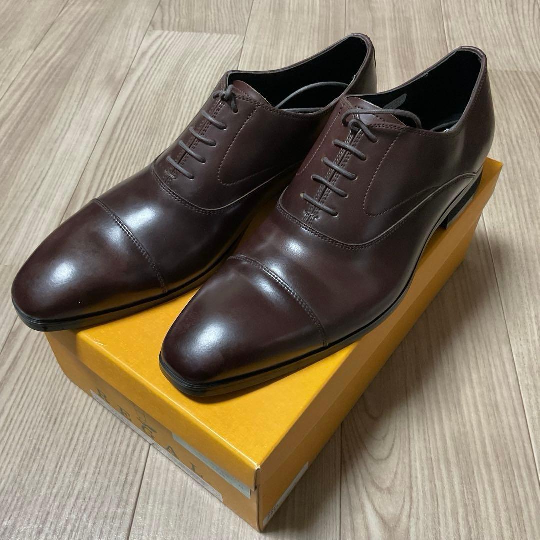 REGAL ダークブラウン レザー ビジネスシューズ　27cm