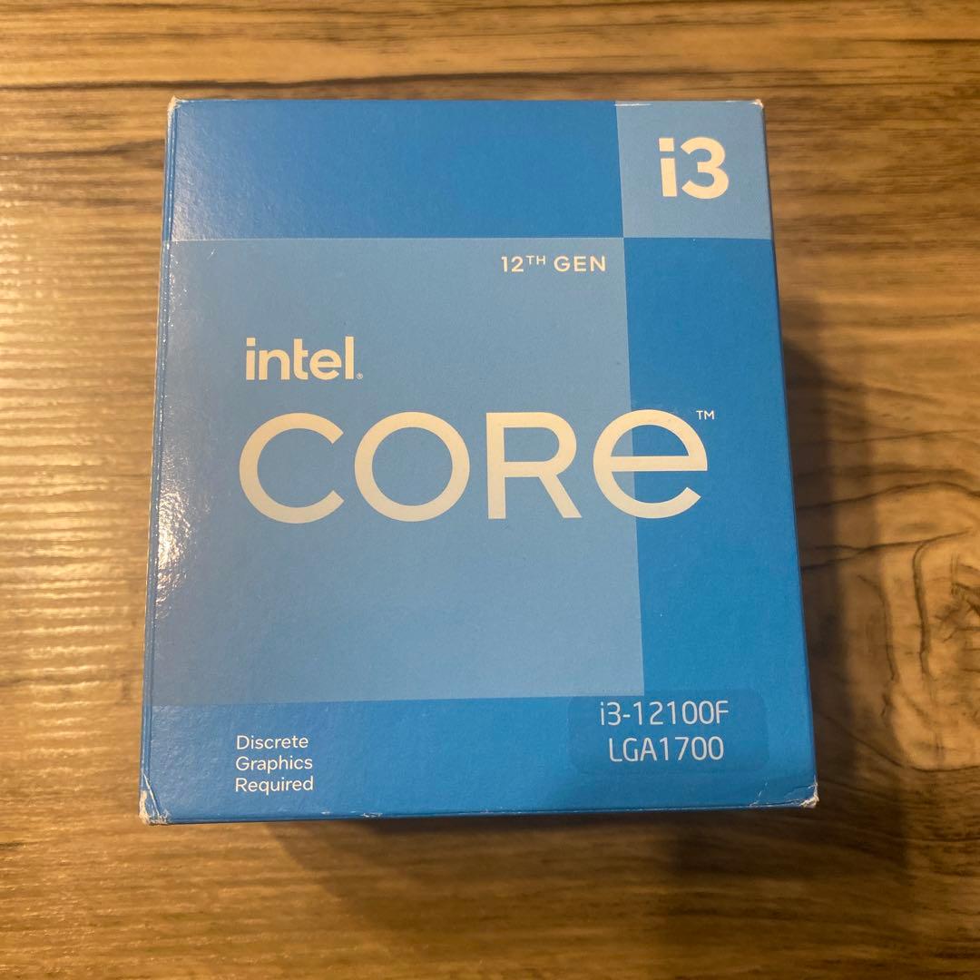 Intel Core i3-12100F 12世代 CPU LGA1700