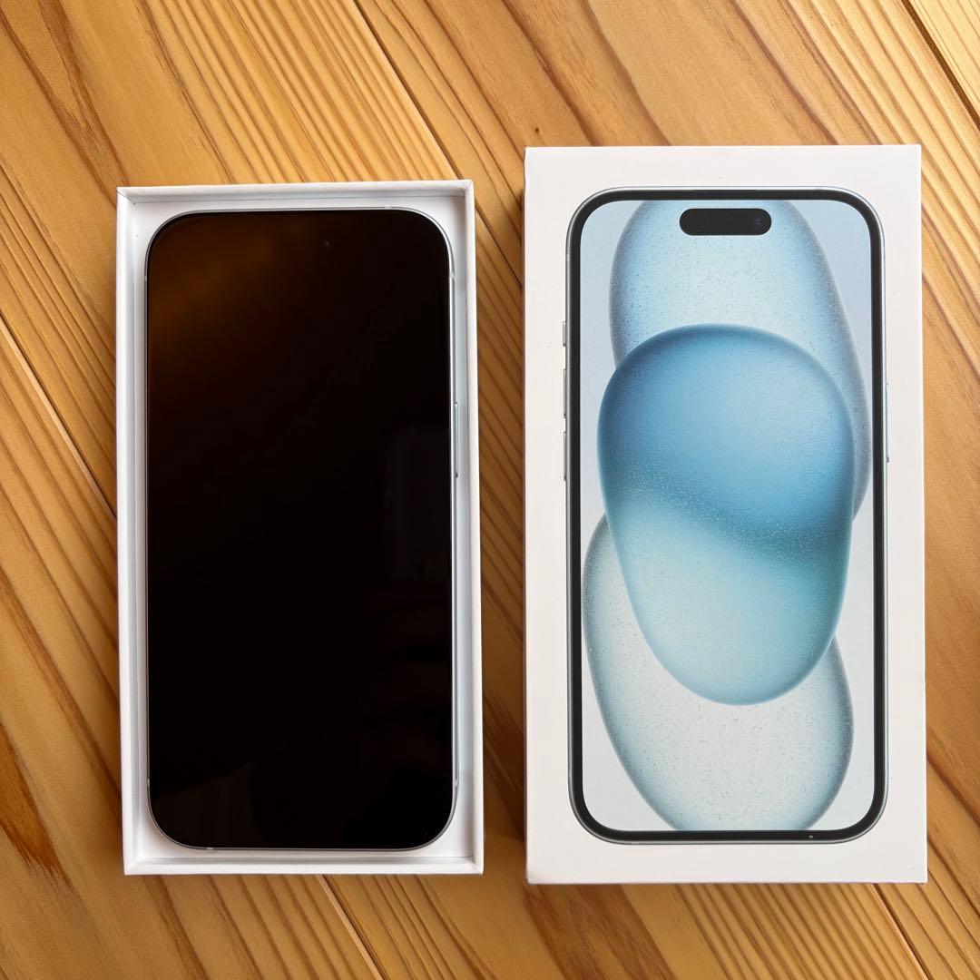 【値下げ】美品 iPhone15 128GB ブルー SIMフリー