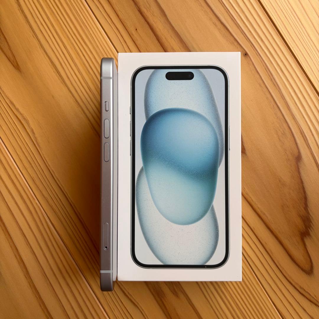 【値下げ】美品 iPhone15 128GB ブルー SIMフリー