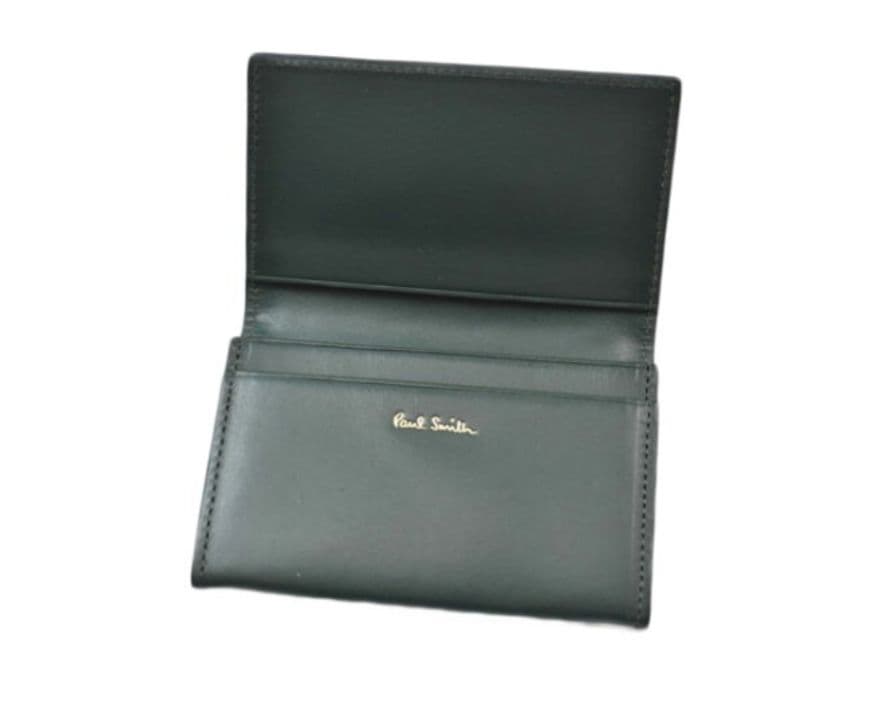 ポールスミス　名刺入れ（コードバン素材）