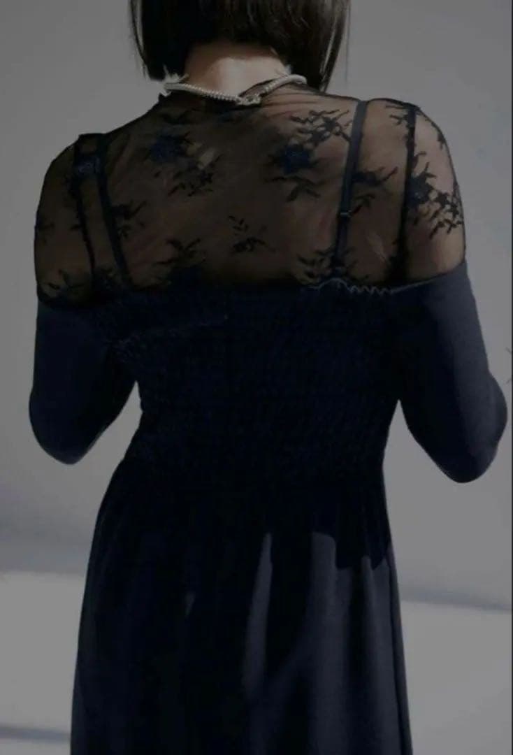 スーツ・フォーマル・ドレス Ameri vintage LACE TOP SET DRESS