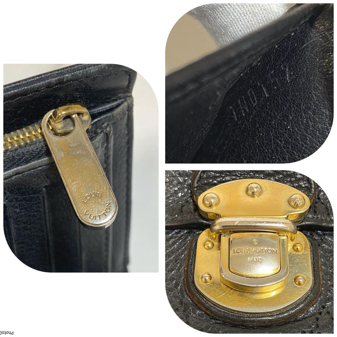 堅志郎❣️ルイヴィトン＊長財布＊マヒナ＊ブラック✨