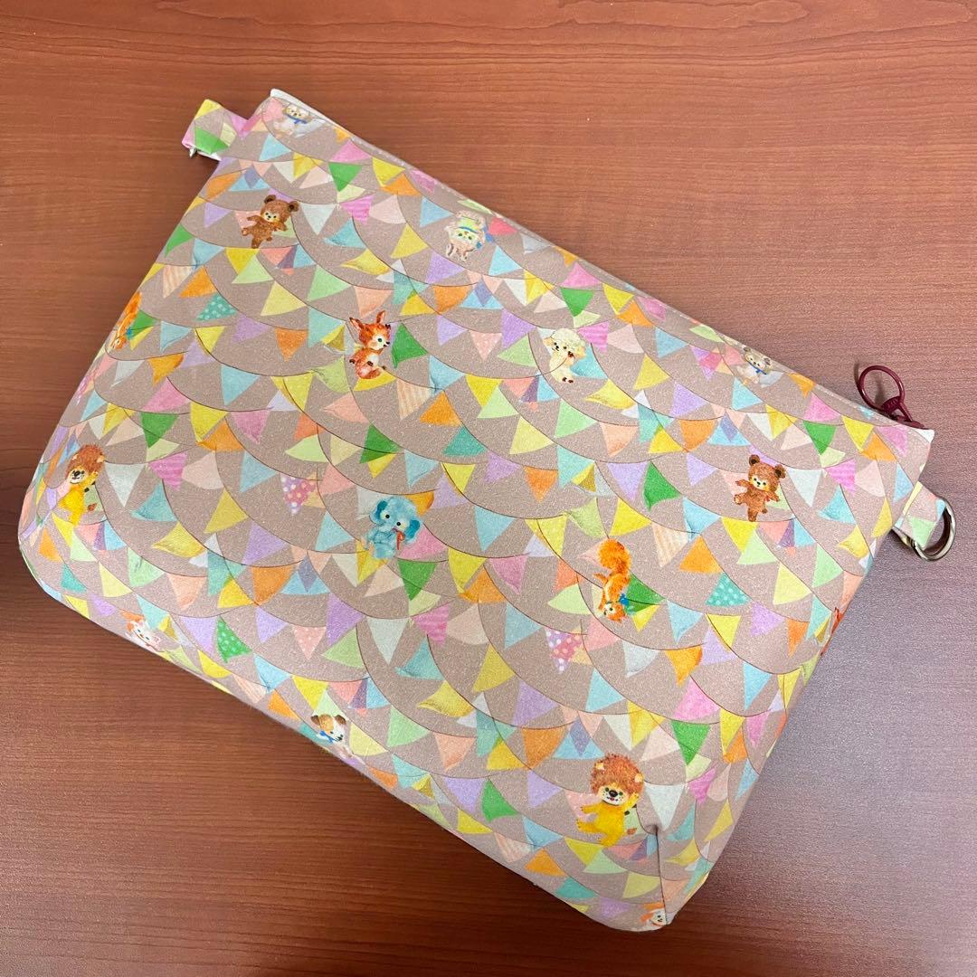 yukiemonハンドメイド　30㎝たっぷりフリルショルダーバック　⑩