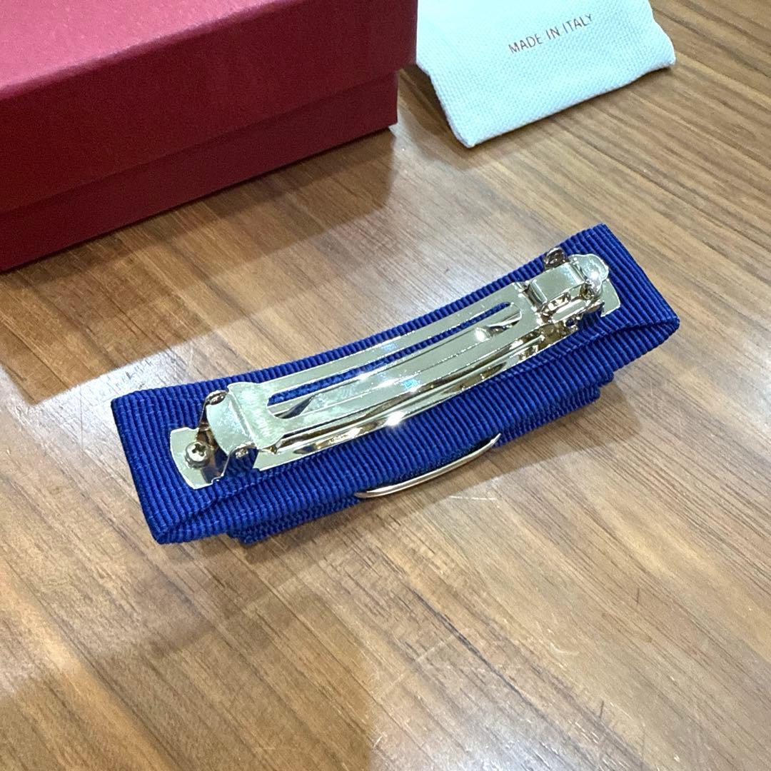 ◆ サルヴァトーレフェラガモ◆リボンヘアバレッタ