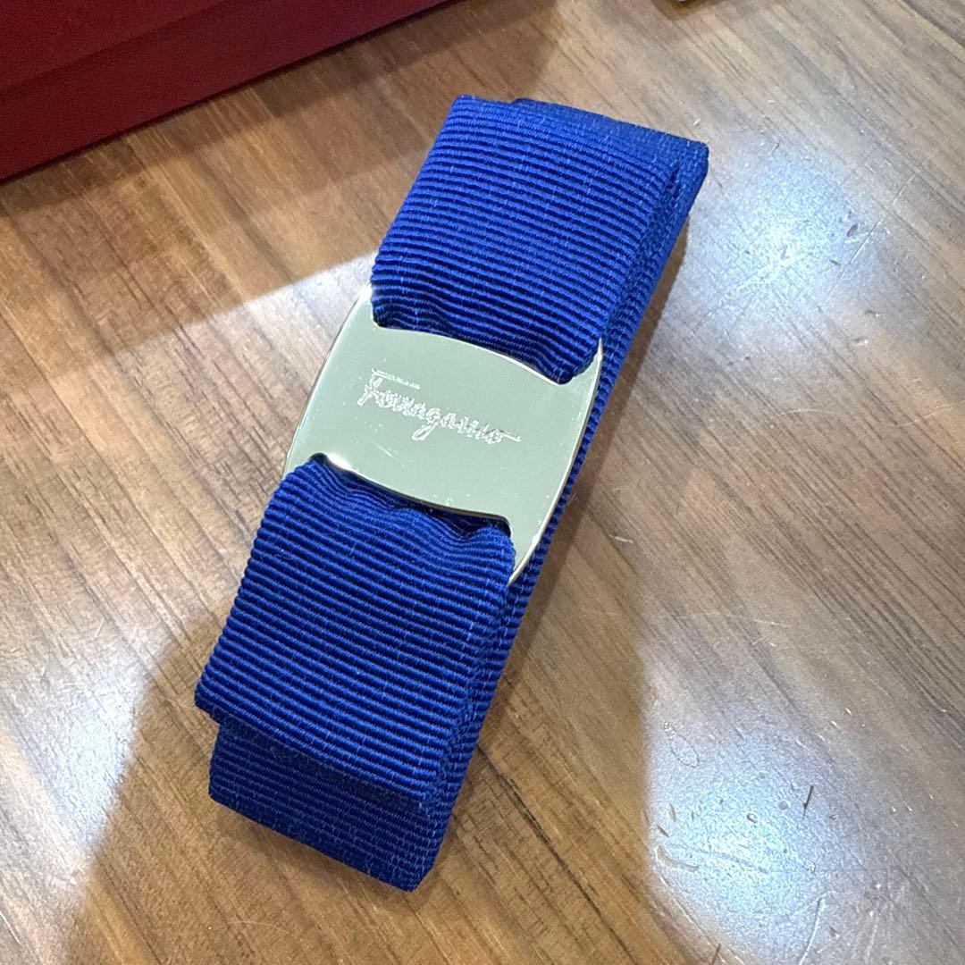 ◆ サルヴァトーレフェラガモ◆リボンヘアバレッタ