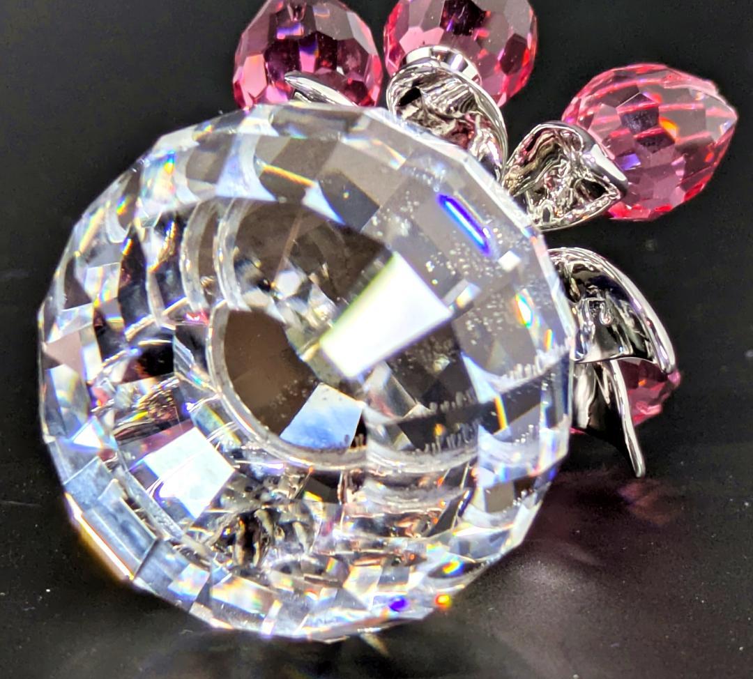 スワロフスキー クリスタル チューリップ ローズ 626874●置物 オブジェ