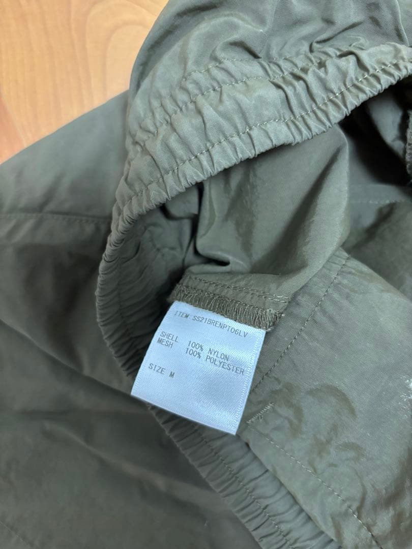 パンツ ENNOY Nylon Shorts Olive M