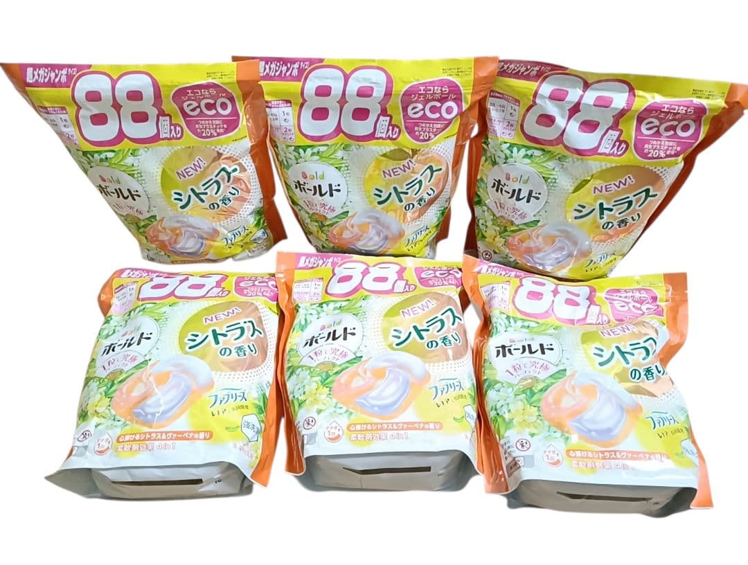 P&G ボールド ジェルボール シトラス 88個入り 6袋セット