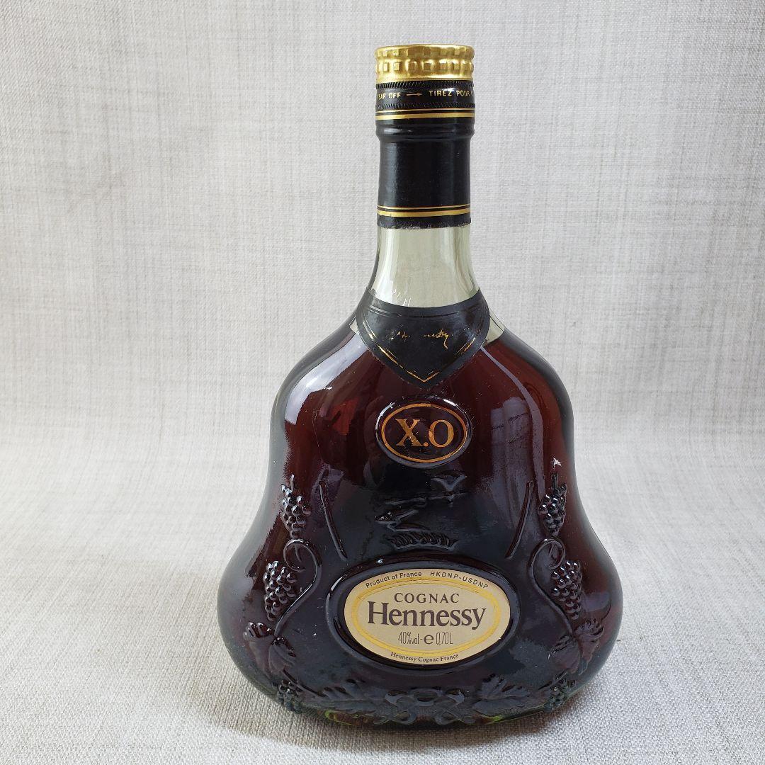 ①未開栓 COGNAC Hennessy X.O ブランデー 古酒 ヘネシー
