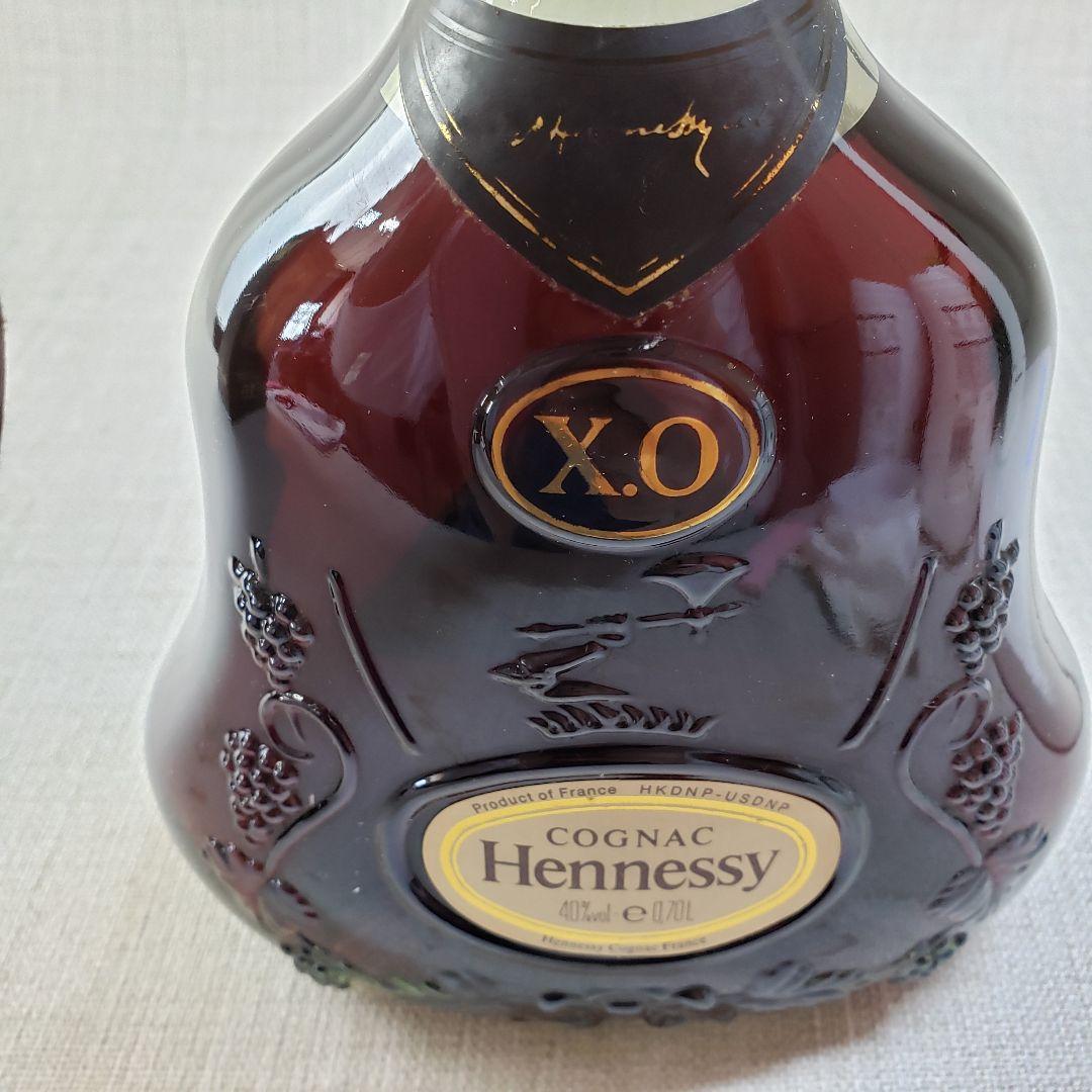 ①未開栓 COGNAC Hennessy X.O ブランデー 古酒 ヘネシー