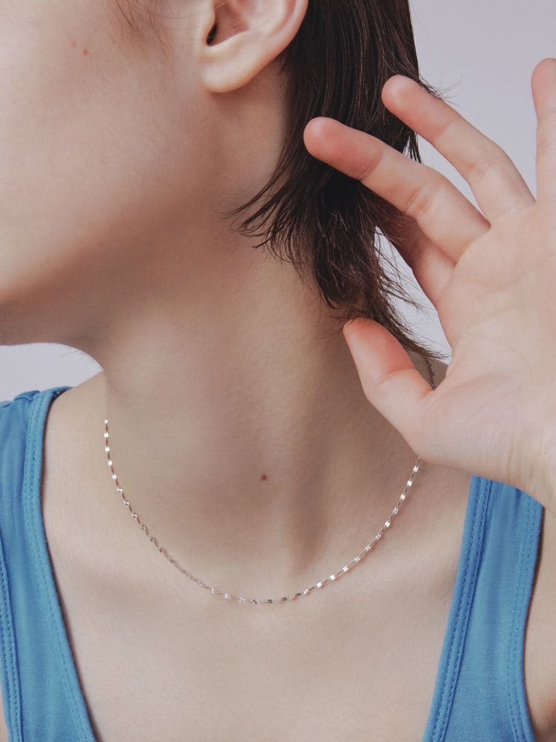 アクセサリー les bon bon sunlight necklace white gold