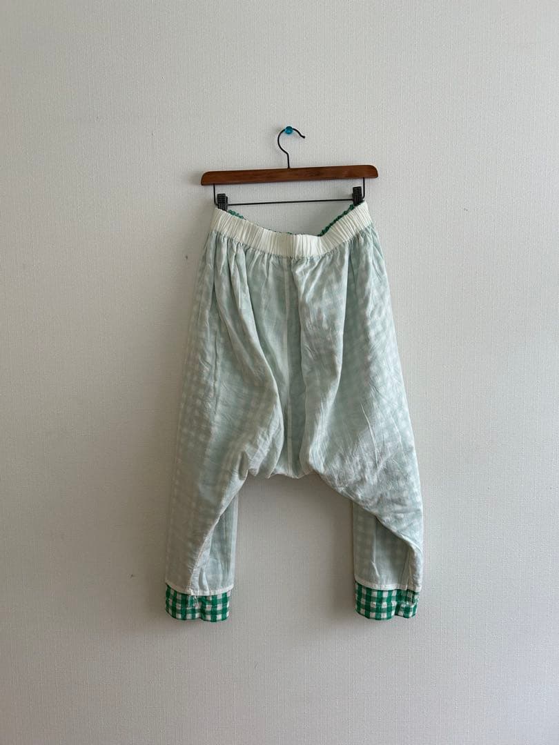 ☆ veritecoeur ヴェリテクール ☆緑のチェック柄 パンツ