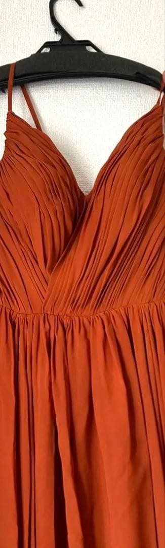 【りさ】カラードレス　テラコッタ　(前撮り・ウエディングドレス)