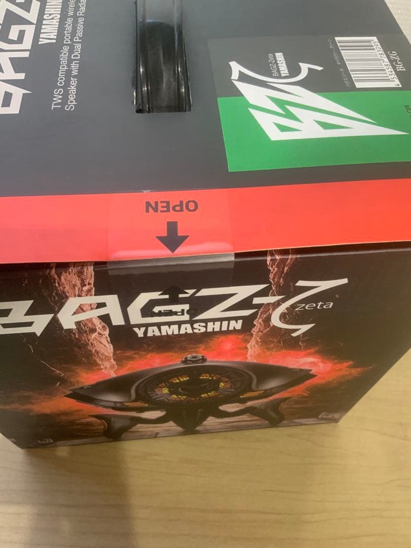 新品未使用箱不良　山真製鋸 BAGZ-ZetaブルートゥーススピーカーBG-ZG