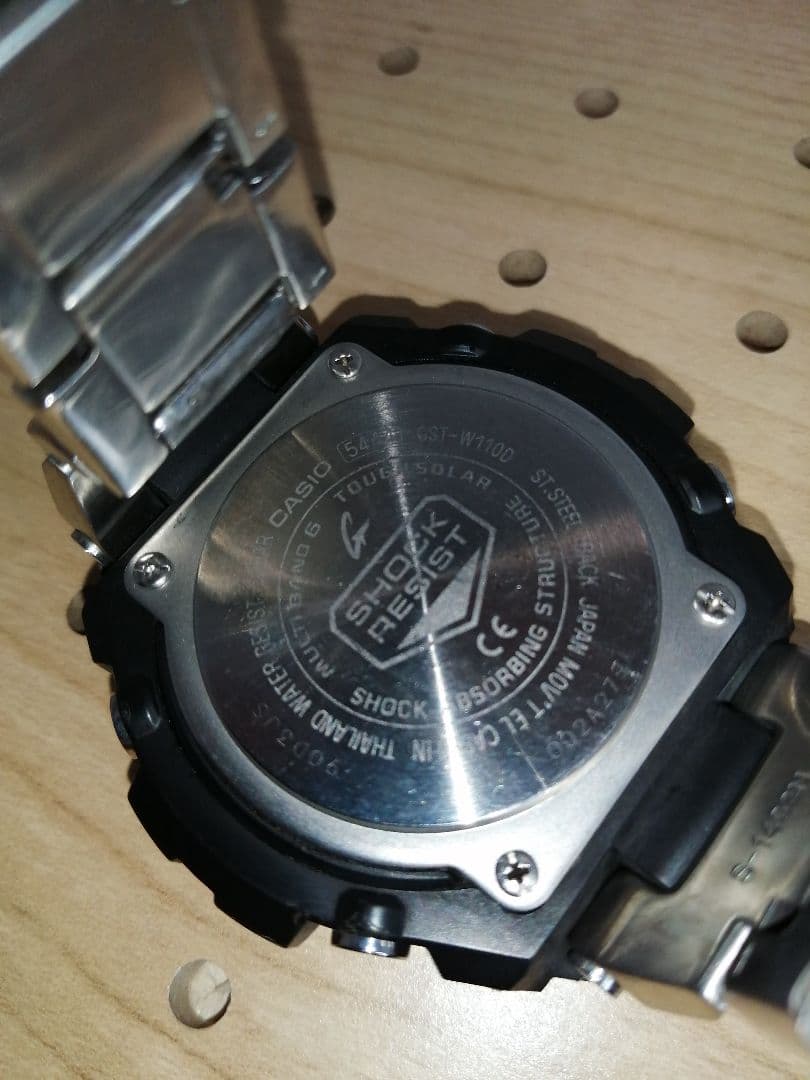 カシオ　G-shock G-steel GST-W110D 洗浄済み　美品
