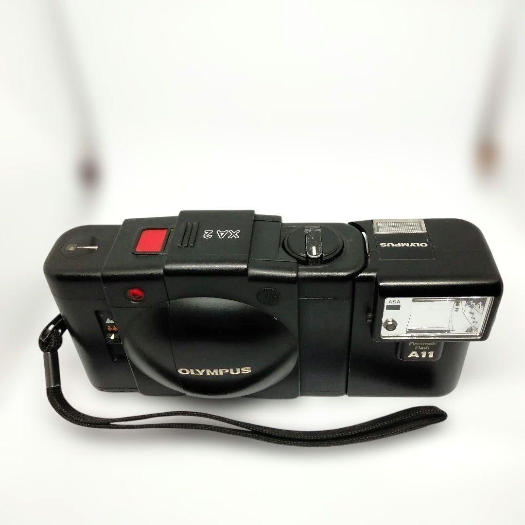 Olympus XA2コンパクトフィルムカメラ A11フラッシュ付き