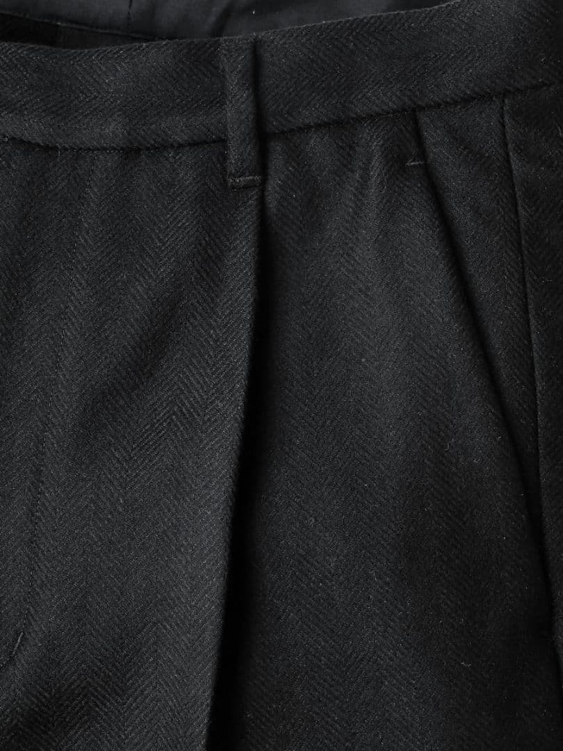 Graphpaper　HERRINGBONE 1TUCK PANTS