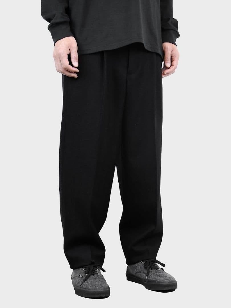 Graphpaper　HERRINGBONE 1TUCK PANTS