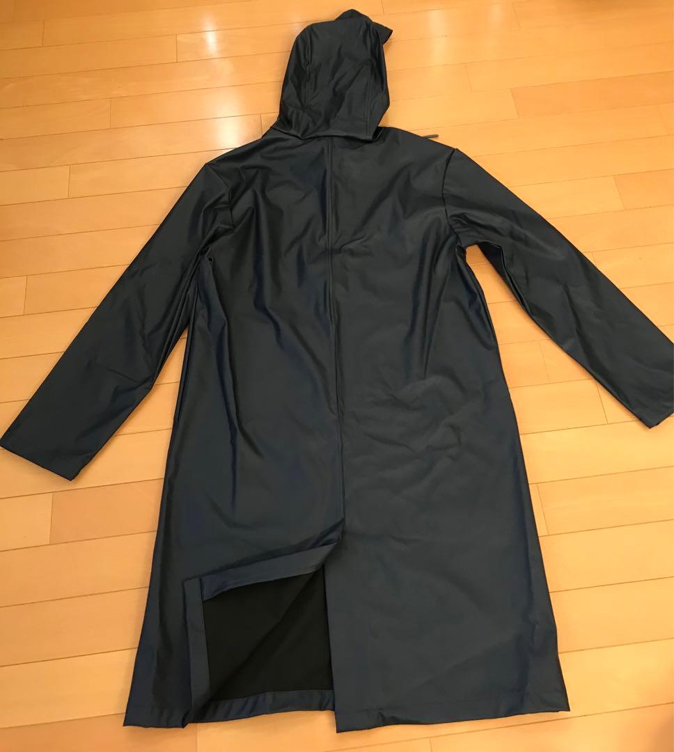 ▪️英国購入品　HUNTER フード付きネイビー レインコート UKコストコ▪️