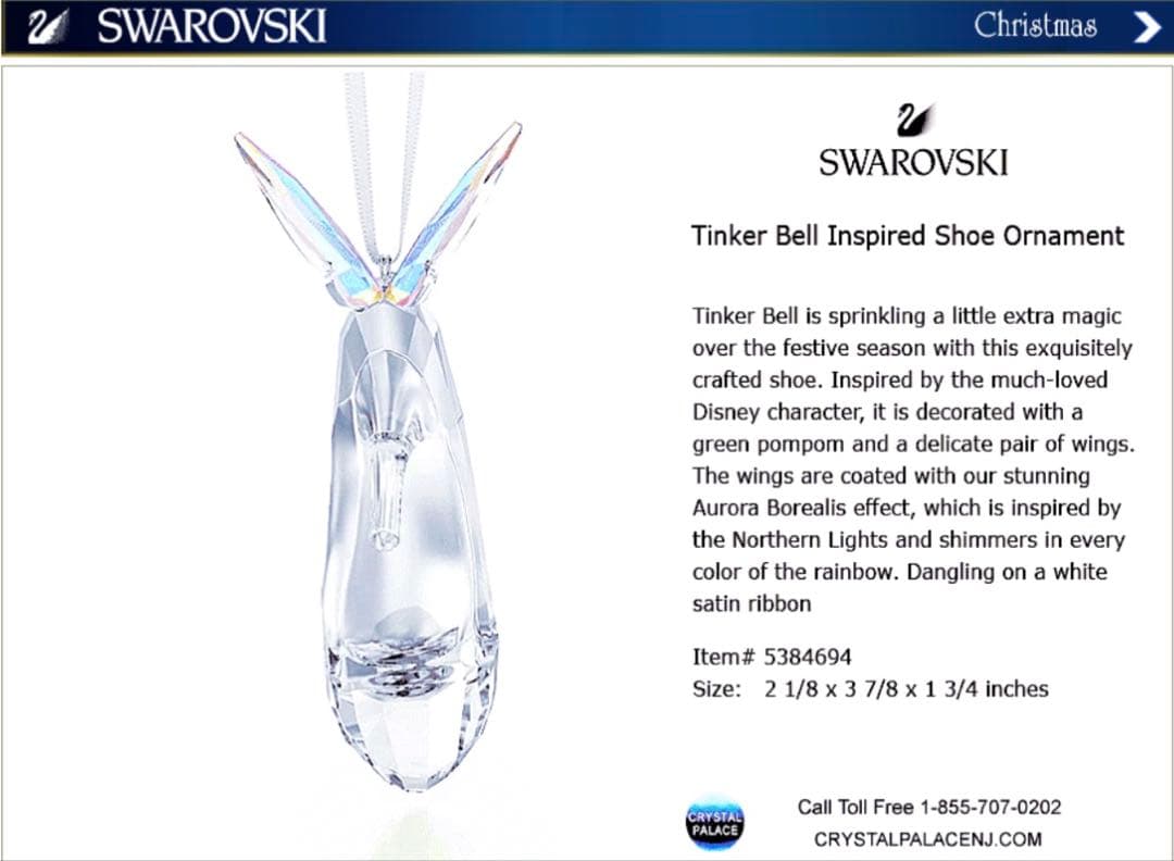 883【新品未使用】￥35,800／激レア入手困難／ティンカーベル靴／クリスマス