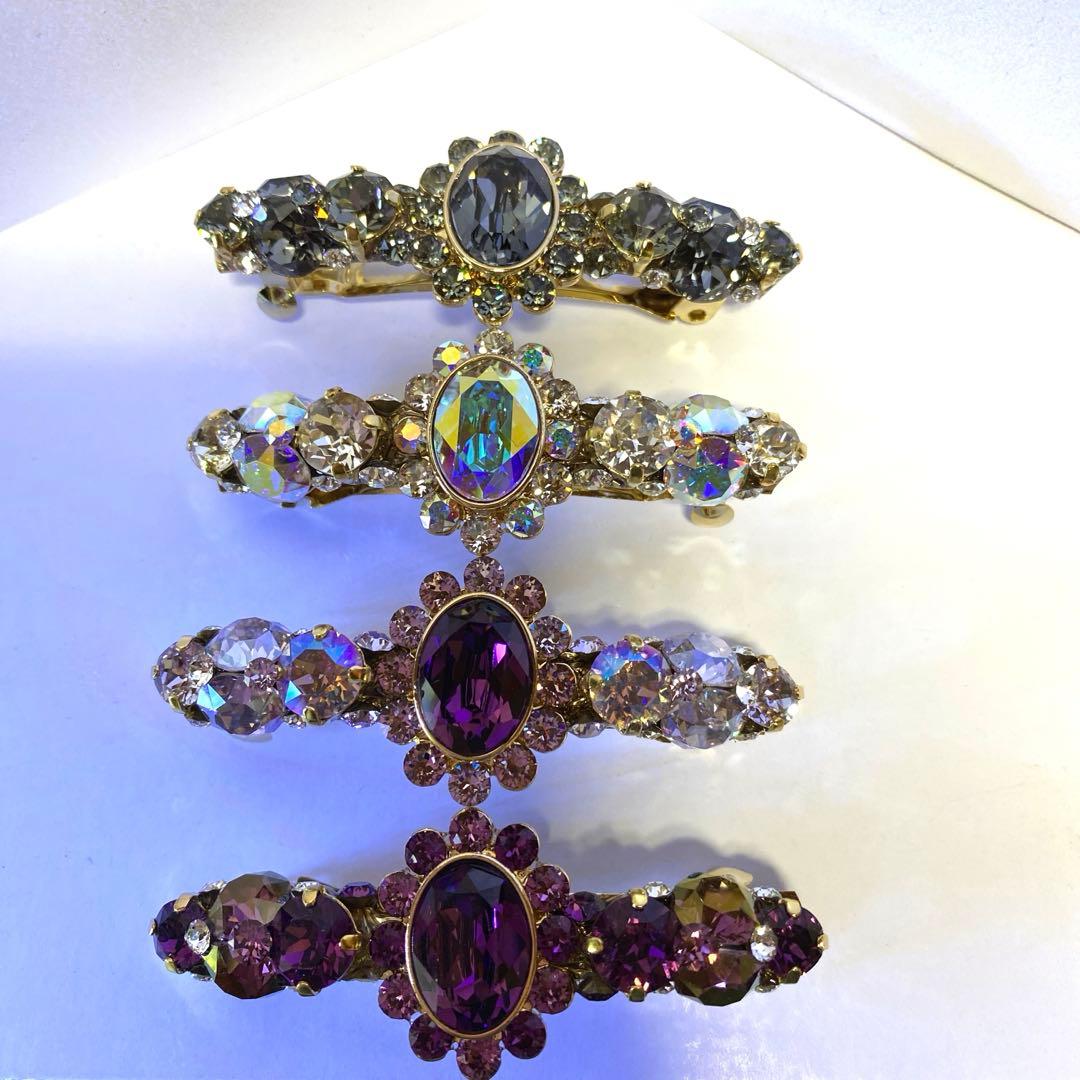 Rosaさま❤️スワロフスキー　バレッタ