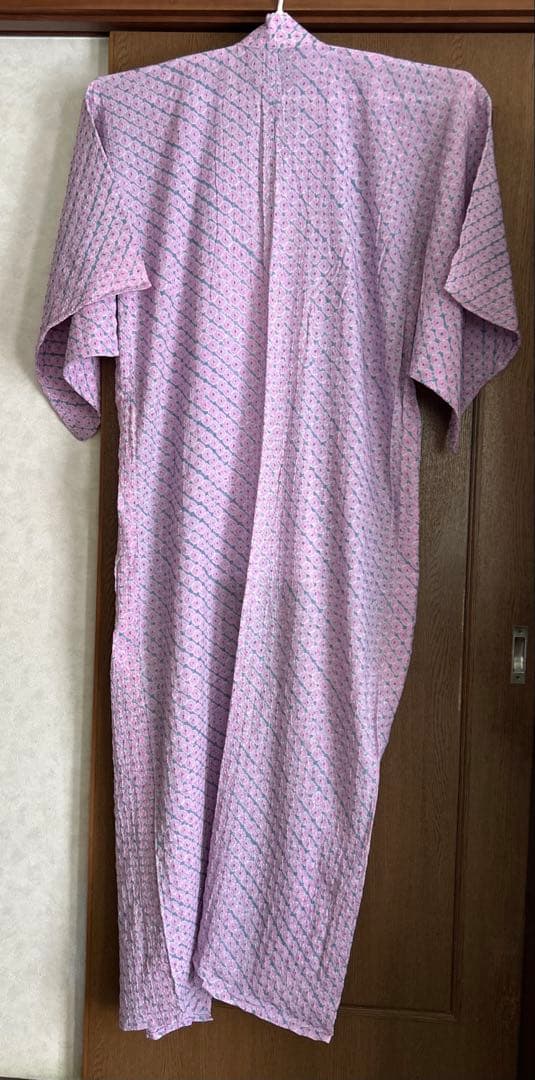 #総絞り浴衣 #蜘蛛絞り #国内仕立て #広襟 #トールサイズ #裄丈長め