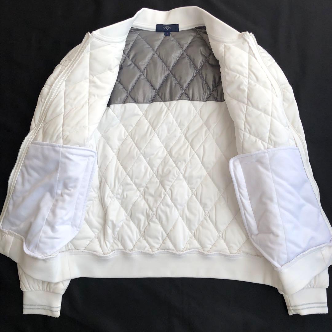 Callaway キルティングジャケット ホワイトLサイズ