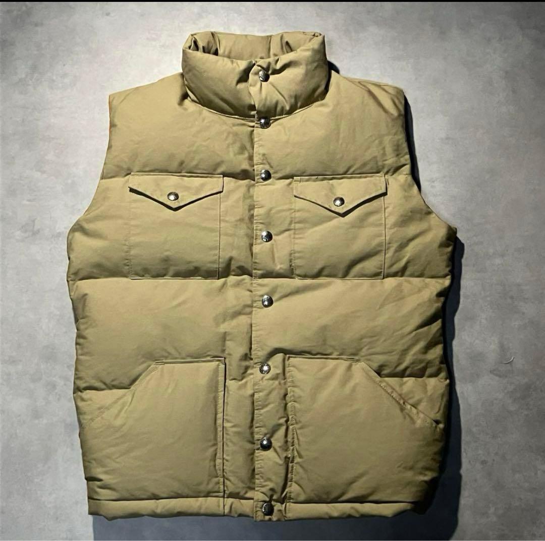 THE NORTHFACE ダウンベスト 80s 茶タグ