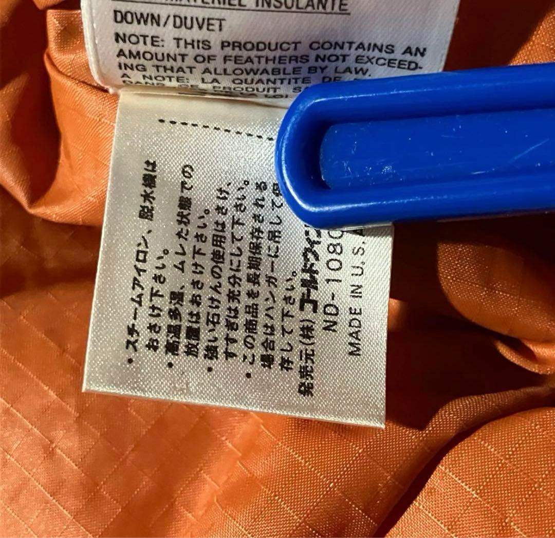 THE NORTHFACE ダウンベスト 80s 茶タグ