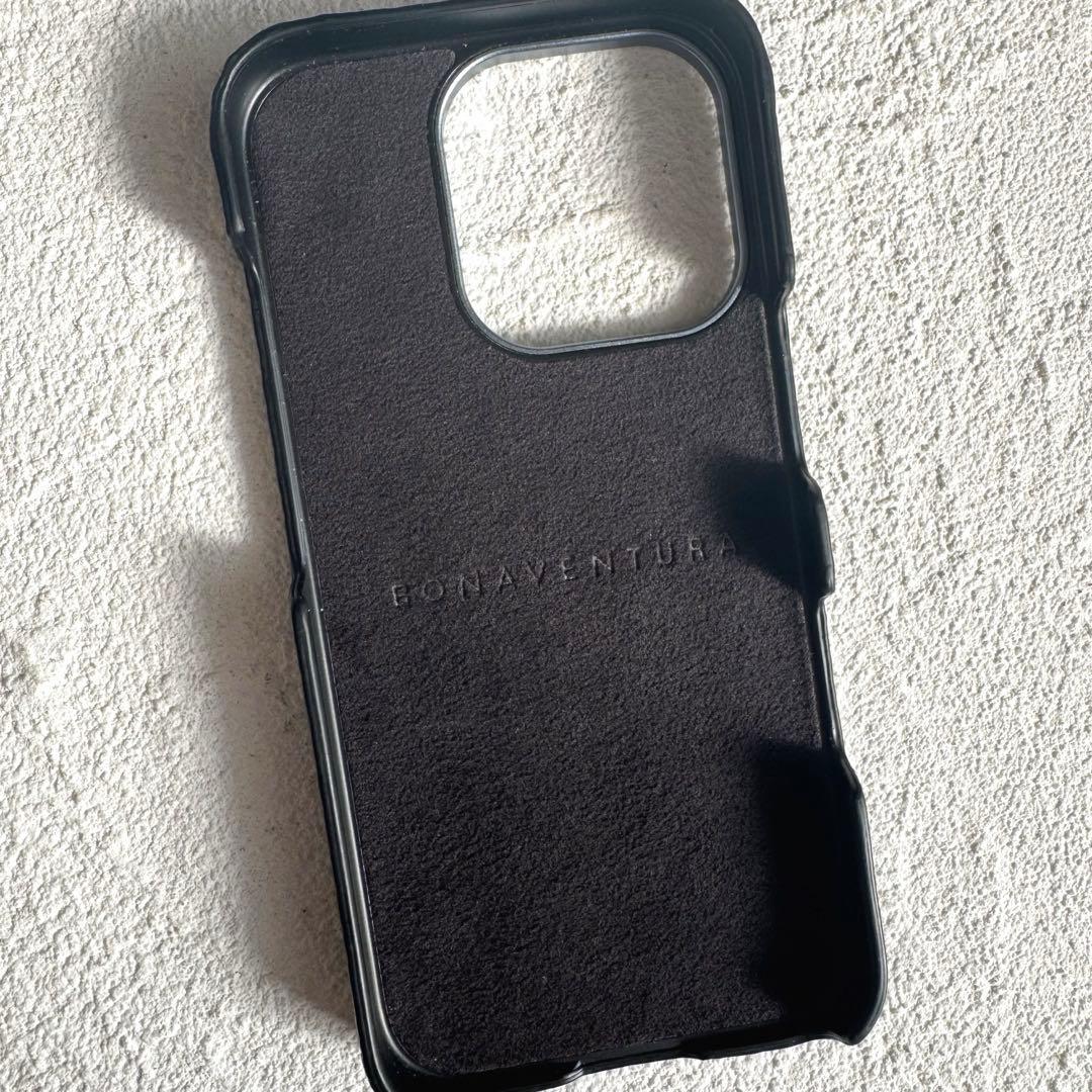 BONAVENTURA ボナベンチュラ iPhone16Proケース ブラック