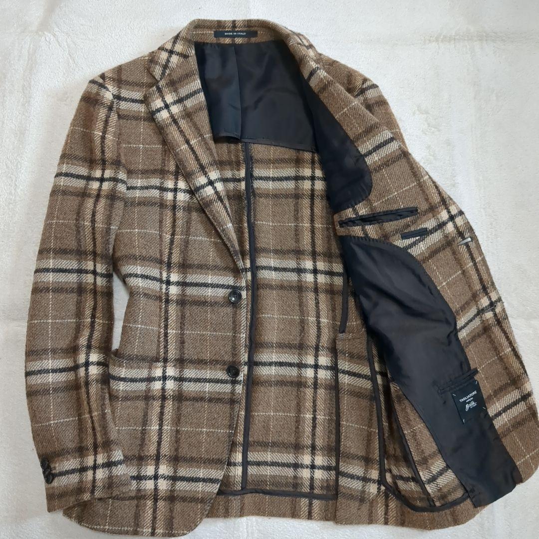 美品 タリアトーレ ブリッラ別注 テーラード アンコンジャケット ウール