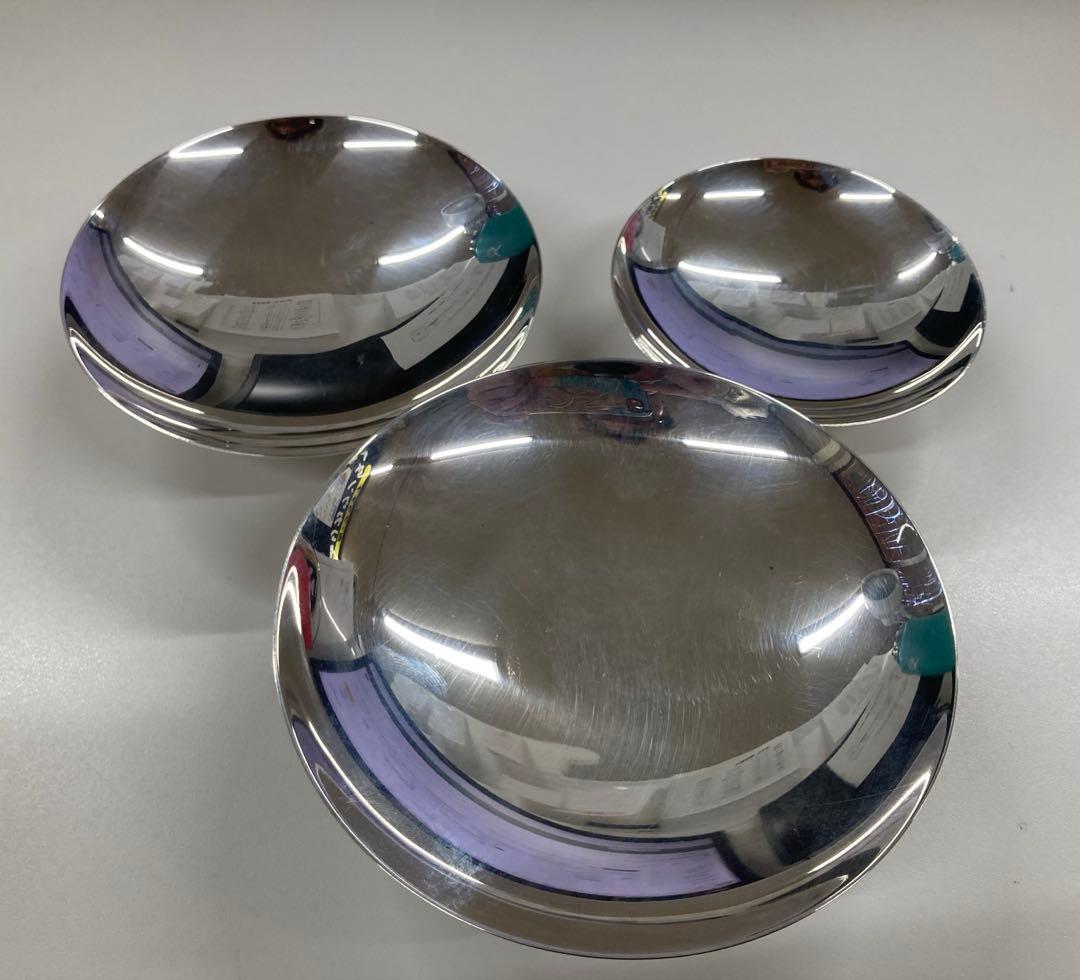 3点 純銀盃 純銀 銀盃 盃 シルバー 金属工芸 刻印　約208g