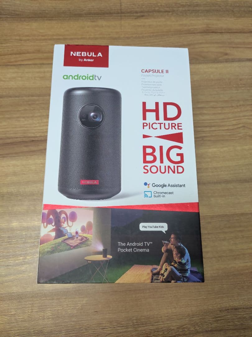 nebula capsule 2 プロジェクター本体 リモコン付き