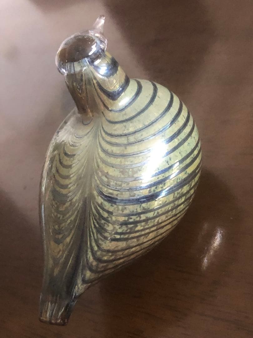 【イッタラバード】フィンランド偉大なガラス作家　オイバトイッカ作　鳥のオブジェ