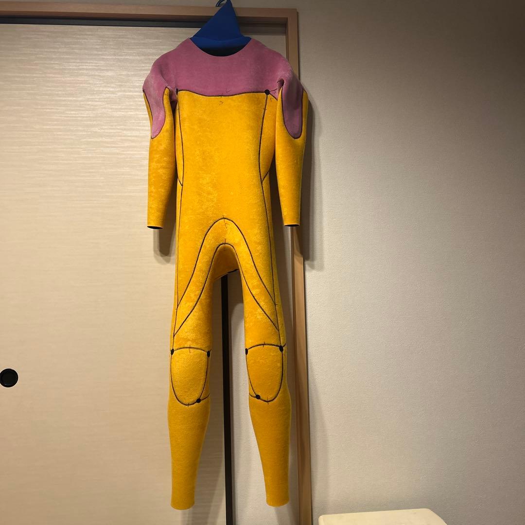 ロングチェストジップ　セミドライ　全身裏起毛 Lサイズ　5mm3mm 試着のみ