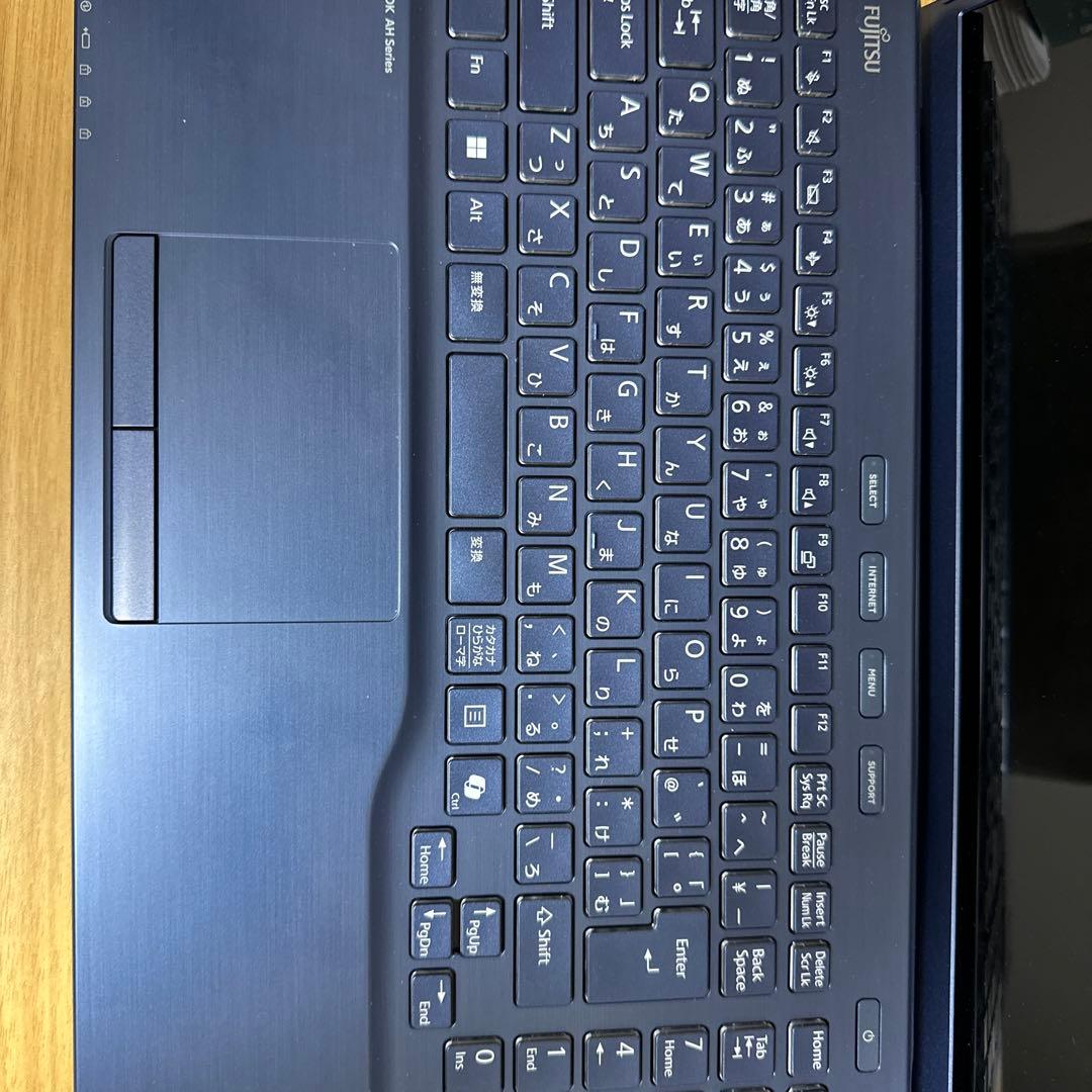 富士通 ノートPC 日本語配列 ダークブルー