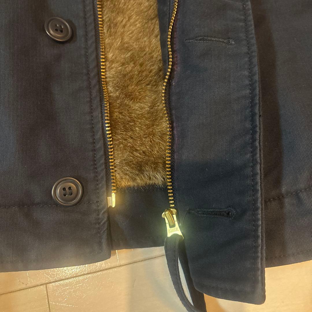 ツ*ん様 ALPHA INDUSTRIES ネイビー デッキジャケット Mサイズ