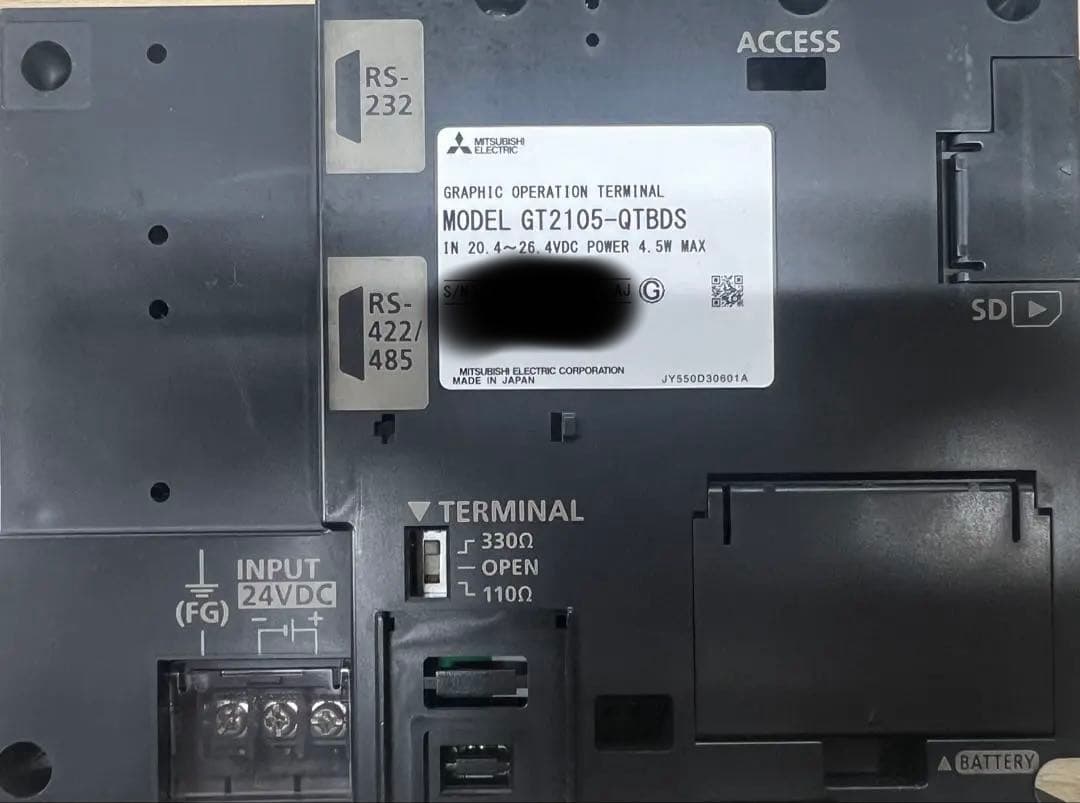 Mitsubishi GOT2000 GT2105-QTBDS 本体