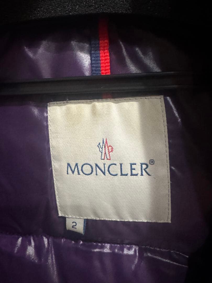 MONCLER パープル ダウンジャケット サイズ2